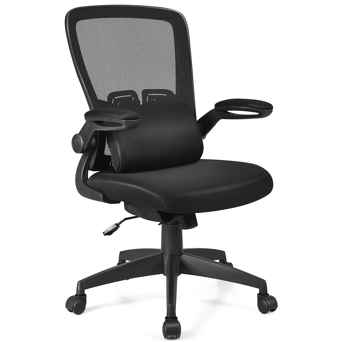 https://ak1.ostkcdn.com/images/products/is/images/direct/0beeff9ef62aa1e750d6aac58aacd60c96ec5cb6/Costway-Mesh-Office-Chair-Adjustable-Height%26Lumbar-Support-Flip-up.jpg