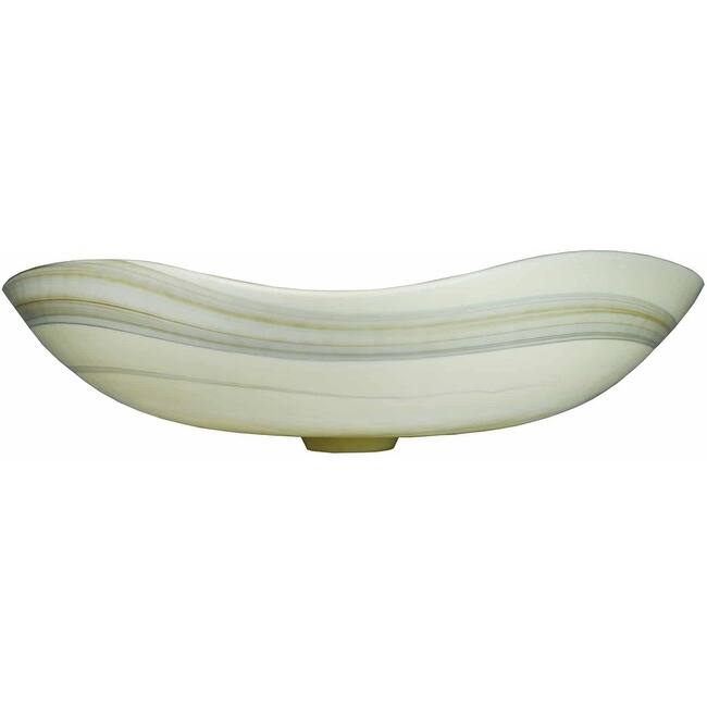 Native Trails Murano 14-3/4" Square Glass Vessel Bathroom Sink