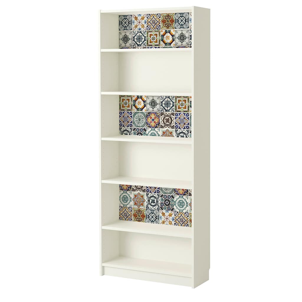 Walplus Bookcase Furniture Wrap Self-adhesive Film Mosaic Tiles Decals
