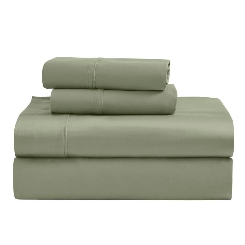 Blue Nile Mills Egyptian Cotton 1100 Thread Count Eco-Friendly Solid Sheet Set