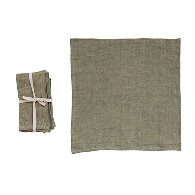 Stonewashed Linen Dinner Napkins
