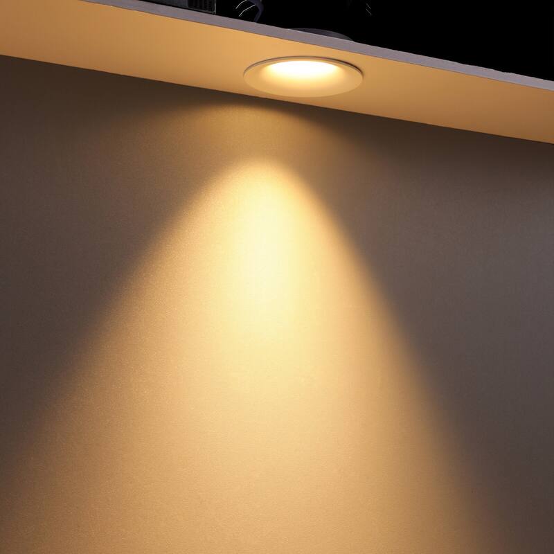 LED 5CCT 3-inch Recessed Lights, Deep Anti-glare, Narrow Frame - 2pack