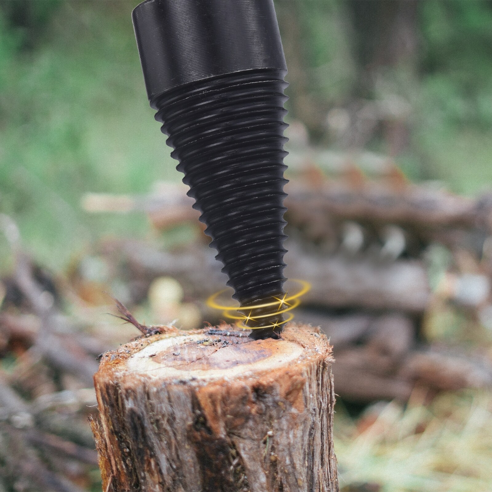 Firewood Log Splitter Drill Bit Round Shaft Shaft Drills Screw
