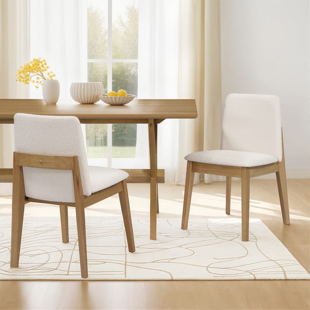 Christopher Knight Home - Arlo Modern Upholstered Wood Armless Dining Chair (Set of 2)