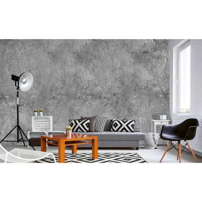 Dimex Concrete Wall Mural - 98.4in x 147.6in x 0.025in