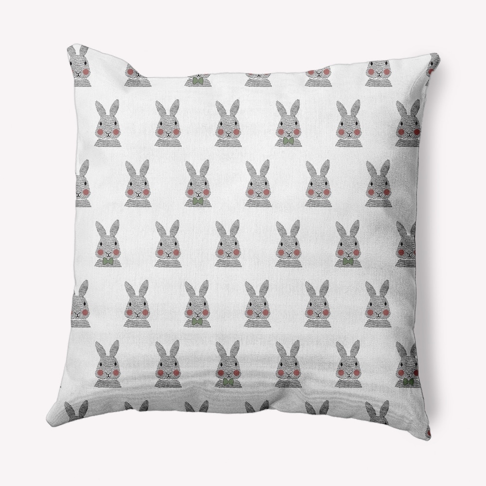 Bunny Fluffle Easter Decorative Throw Pillow