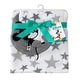 preview thumbnail 4 of 3, Disney Baby Mickey Mouse White/Gray Celestial Fleece Blanket by Lambs & Ivy