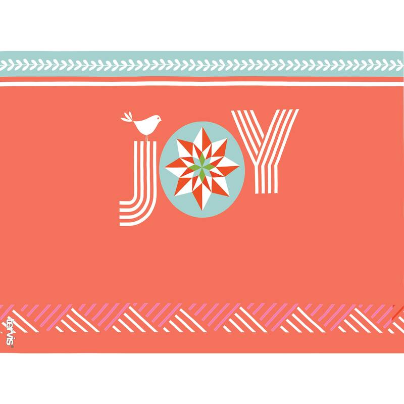 Tervis Christmas Joy Holiday Season Made in USA Double Walled Insulated Travel Tumbler, Classic