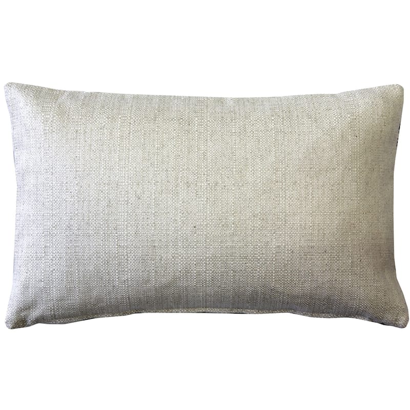 Calliope Gray Damask Pattern 12x20 Throw Pillow