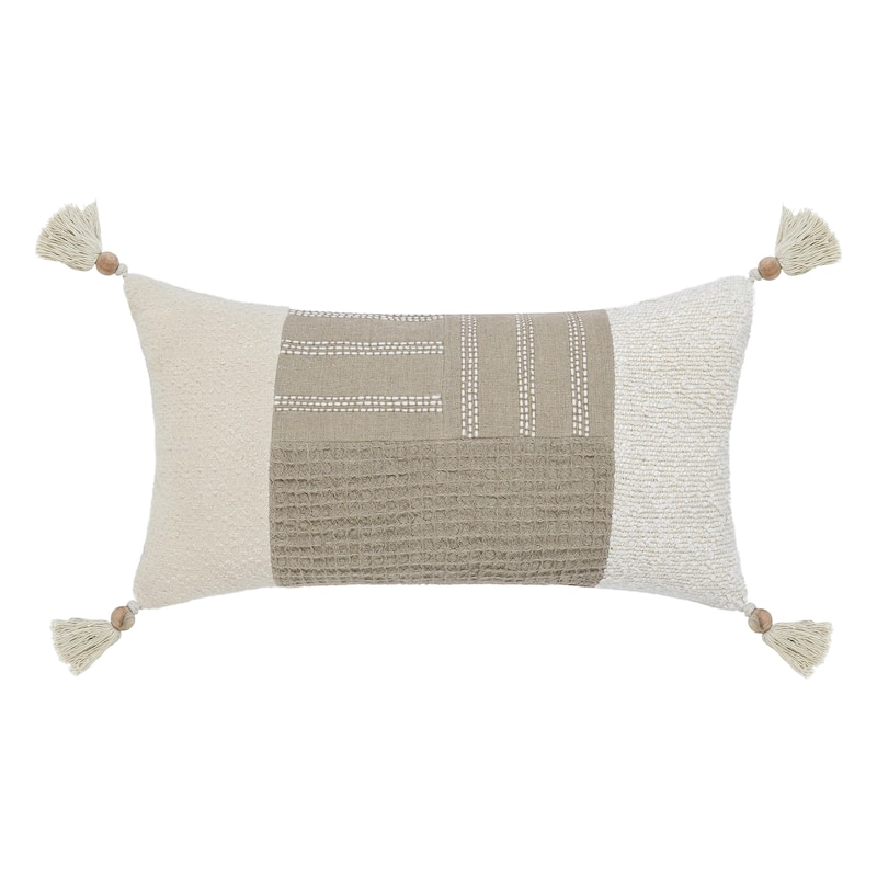 Villa by Classic Home Yasa Cotton Blend Throw Pillow