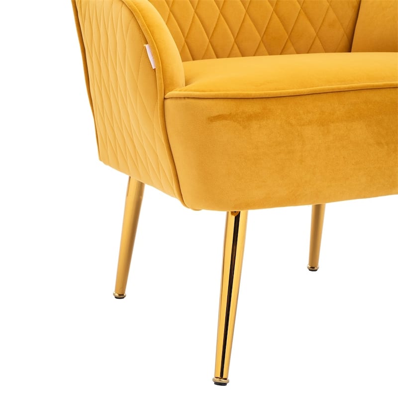 Moda Furnishings Deangelo Mid-century Accent Chair