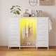 preview thumbnail 1 of 12, 10 Drawers Dresser for Bedroom White