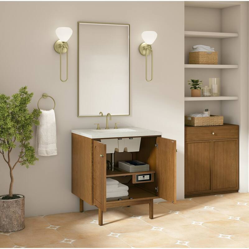 James Martin Vanities 545-V30-3LDL Laurent 30" Single Basin Poplar