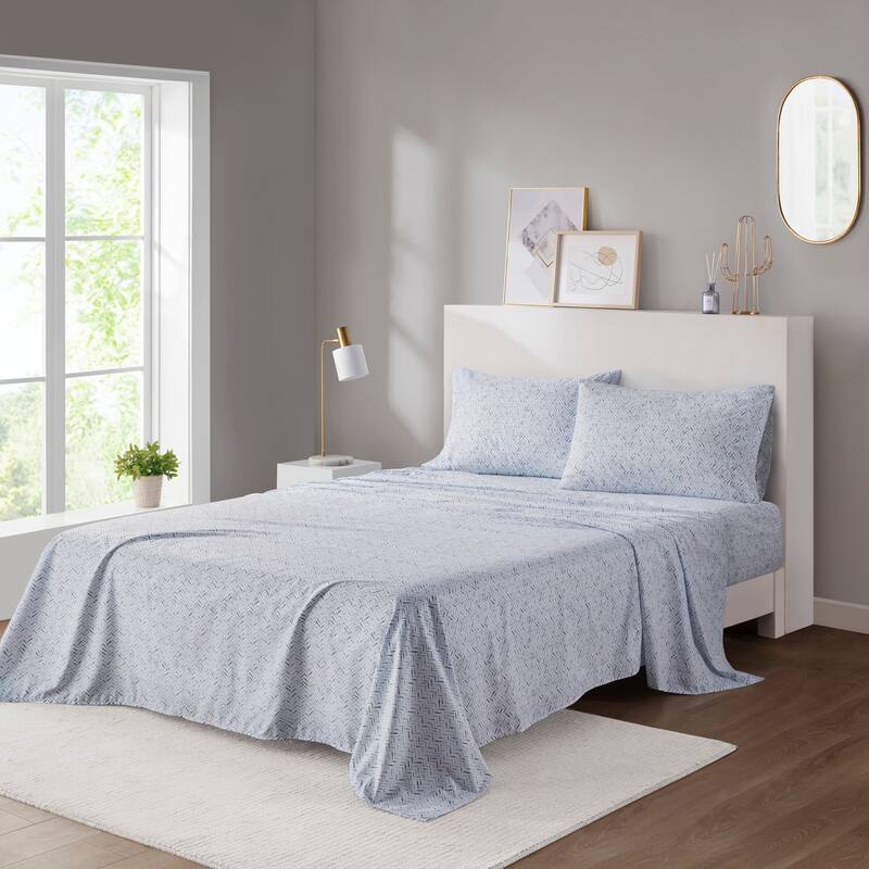 Intelligent Design Printed Microfiber Sheet Set