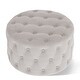 preview thumbnail 2 of 10, Round Ottoman Living Room Footstool without Storage