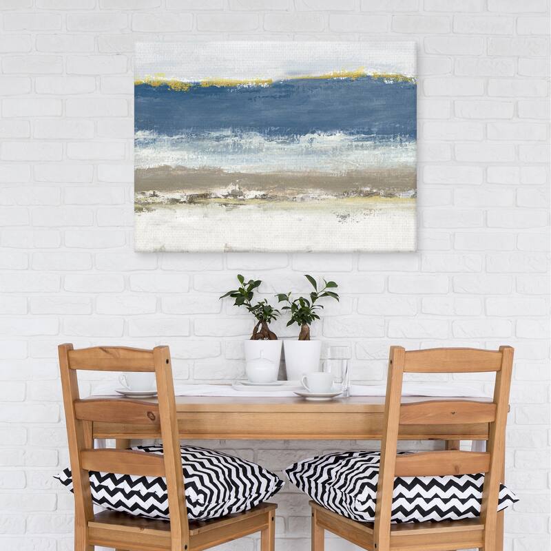 Blue Skies by Janet Tava Canvas Art Print