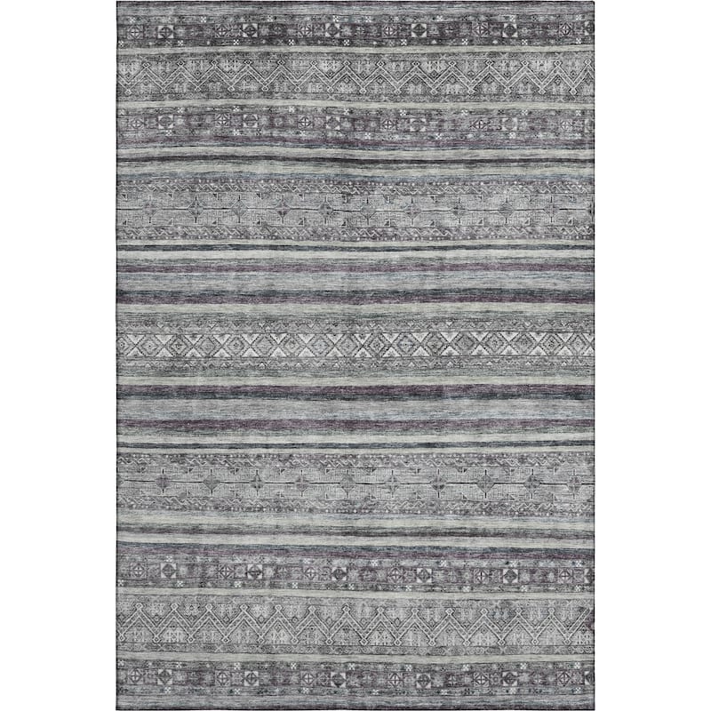 Premium Washable Super Soft Boho Stripes Mayfield Rug