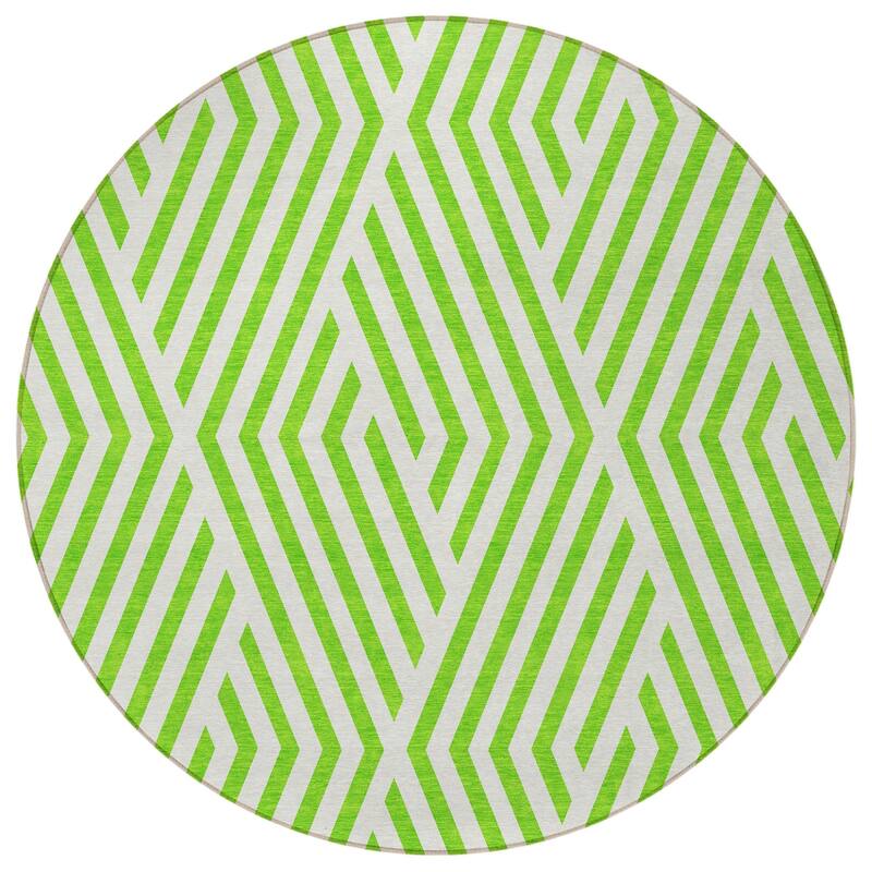 Nana Abstract Shapes Weather Resistant Classic Meets Modern Outdoor Rug