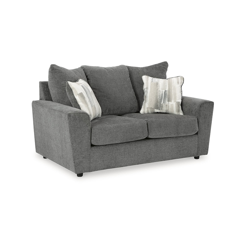 Signature Design by Ashley Stairatt Gray 2-Piece Upholstery Package - 86"W x 38"D x 39"H