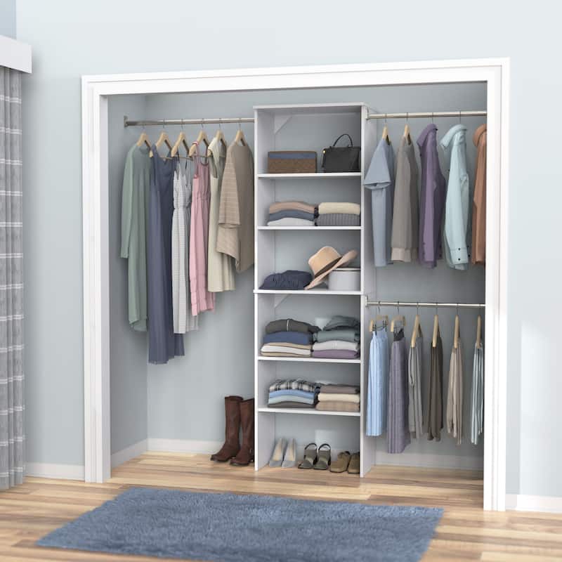 ClosetMaid SuiteSymphony 25-inch Wide Starter Tower Closet Organizer