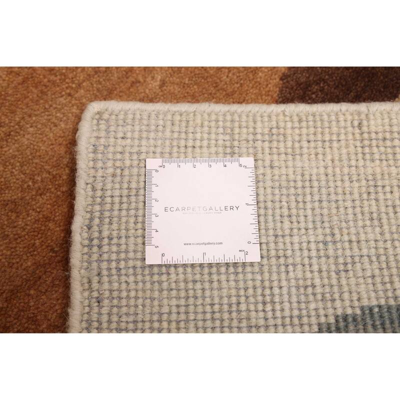 ECARPETGALLERY Hand-knotted Peshawar Ziegler Light Green Wool Rug - 5'2 x 6'10