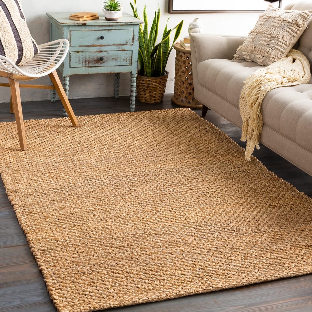 Livabliss Conrad Handmade Braided Jute Area Rug