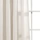 preview thumbnail 13 of 19, Lush Decor Ruched Waterfall Linen Window Curtain Single Panel - 84" x 52"