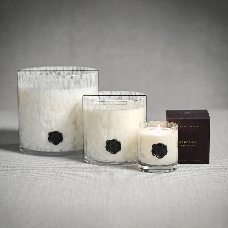 AG Opal Glass Candle Jar in Gift Box, Gardenia