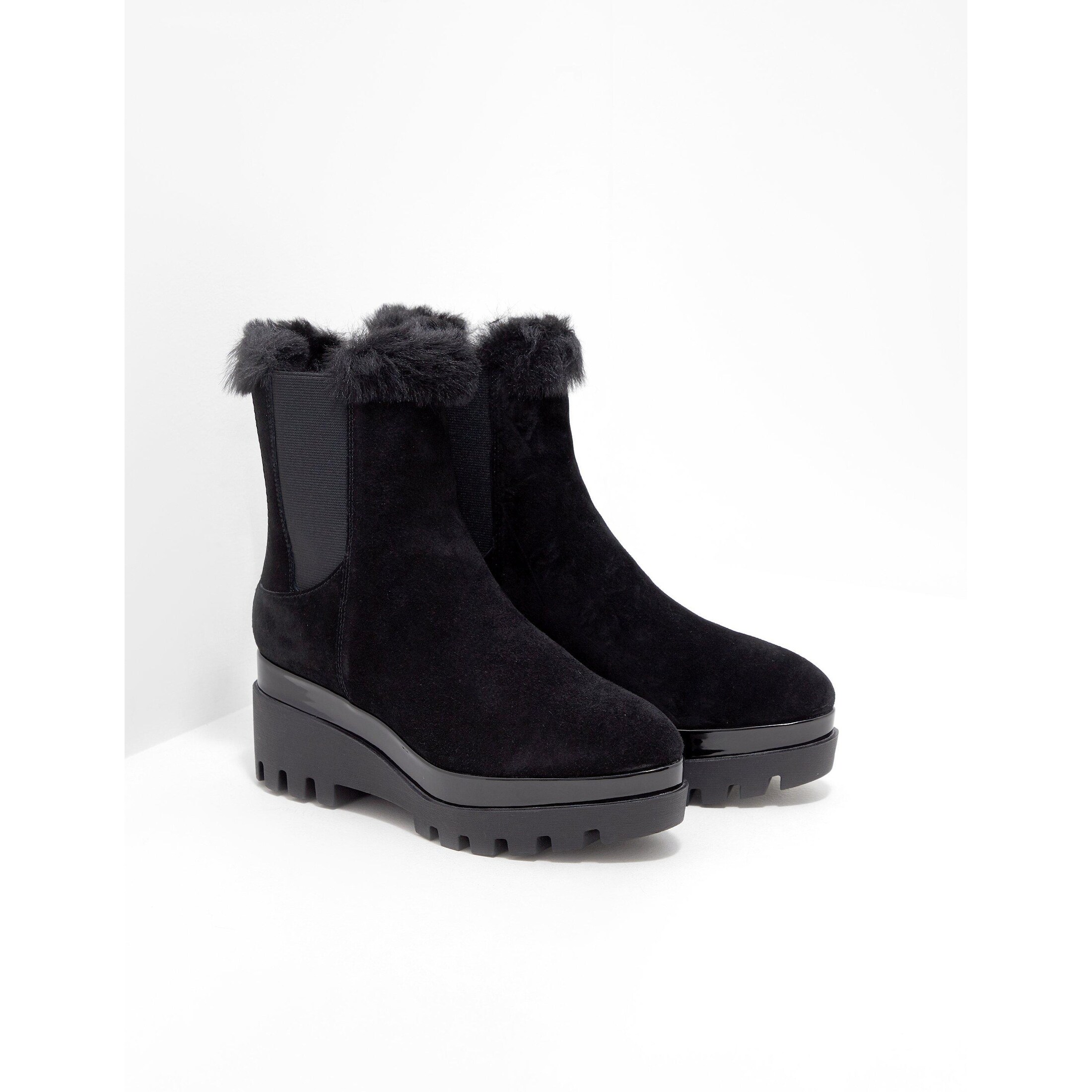 dkny bax wedge boots