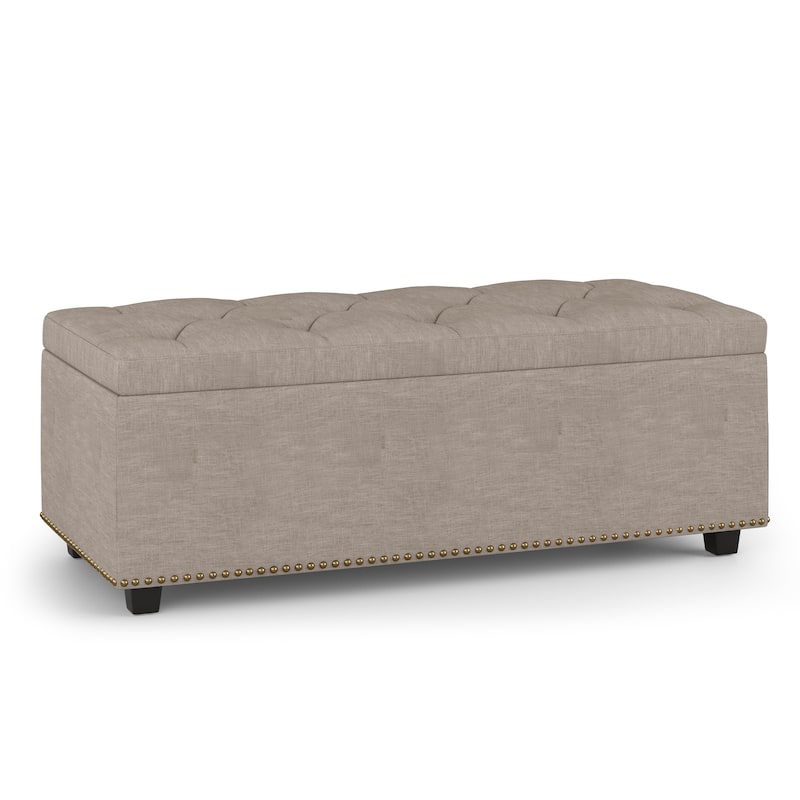 WYNDENHALL Springfield 44 inch Wide Traditional Rectangle Storage Ottoman