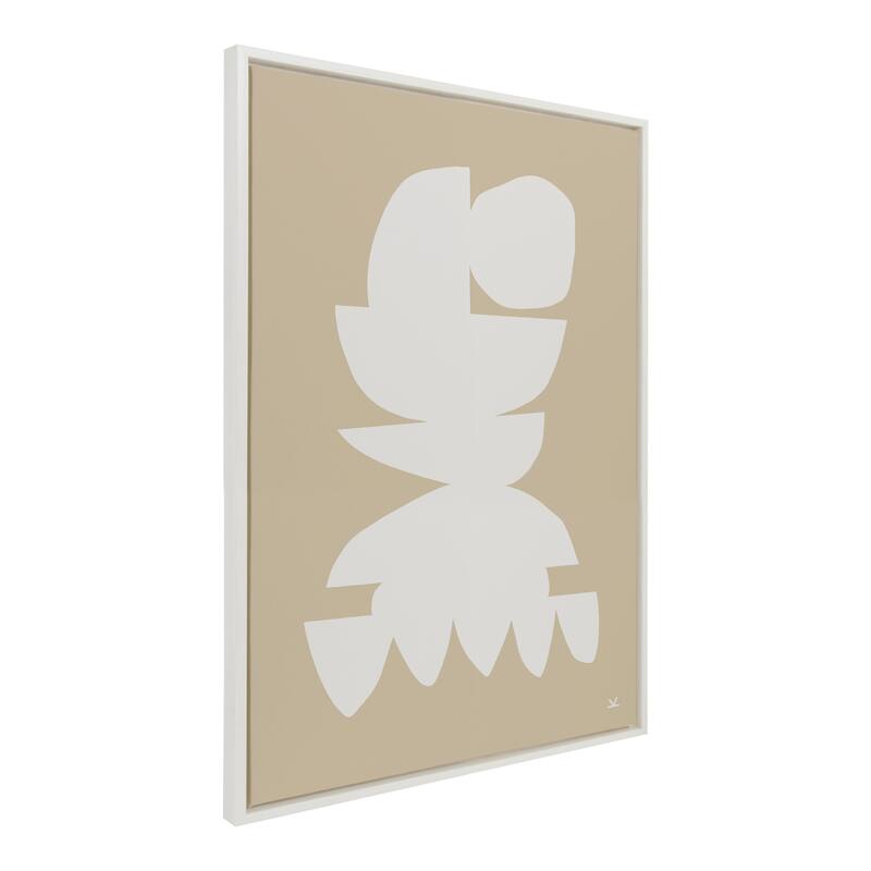 Kate and Laurel Sylvie New Monuments 2 B Framed Canvas by Kelly Knaga