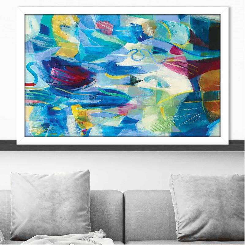 "Blue Passage" by Jill Martin Print on Acrylic.