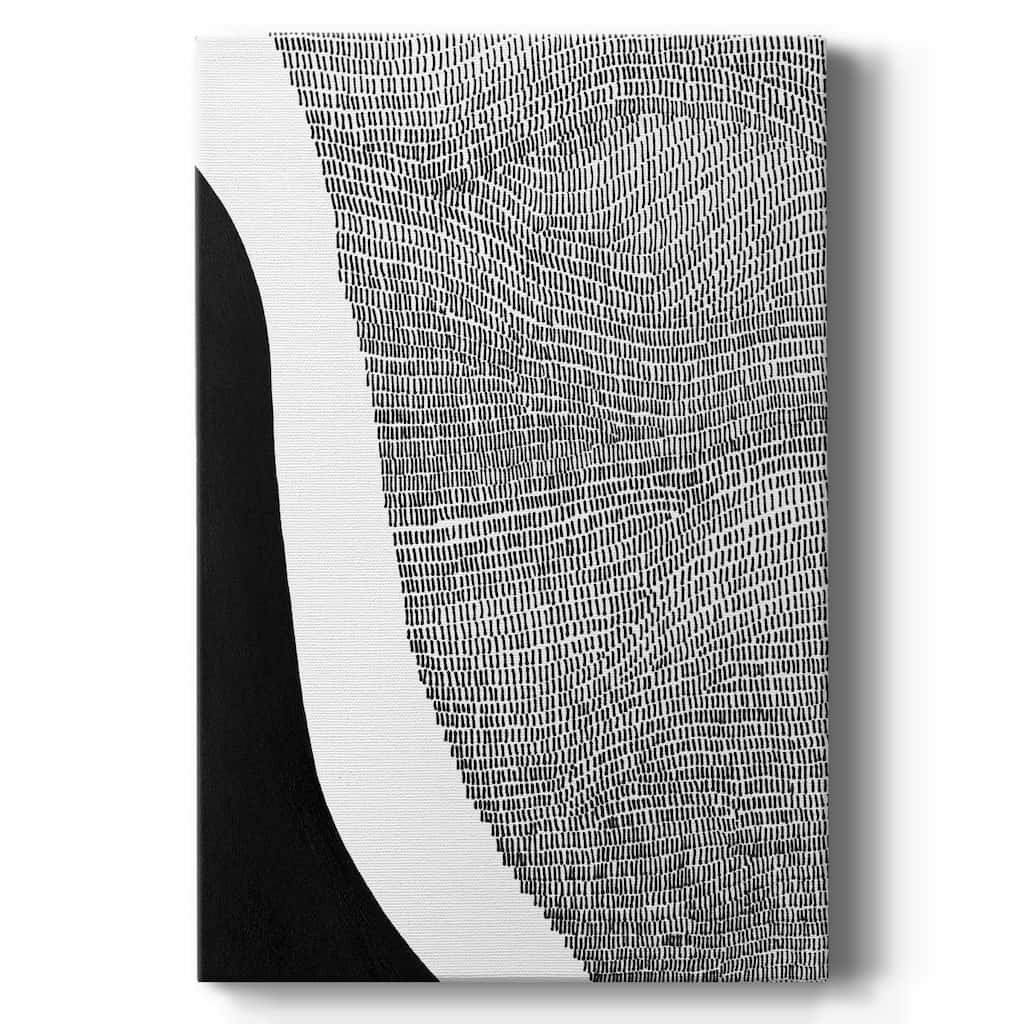 Black & White Abstract I Premium Gallery Wrapped Canvas - Ready to Hang