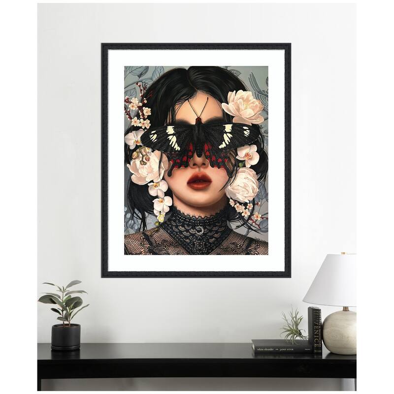 Kate and Laurel Whither Is Fled The Visionary Gleam Where Is It Now by Charlotte Brindley Framed Wall Art Print