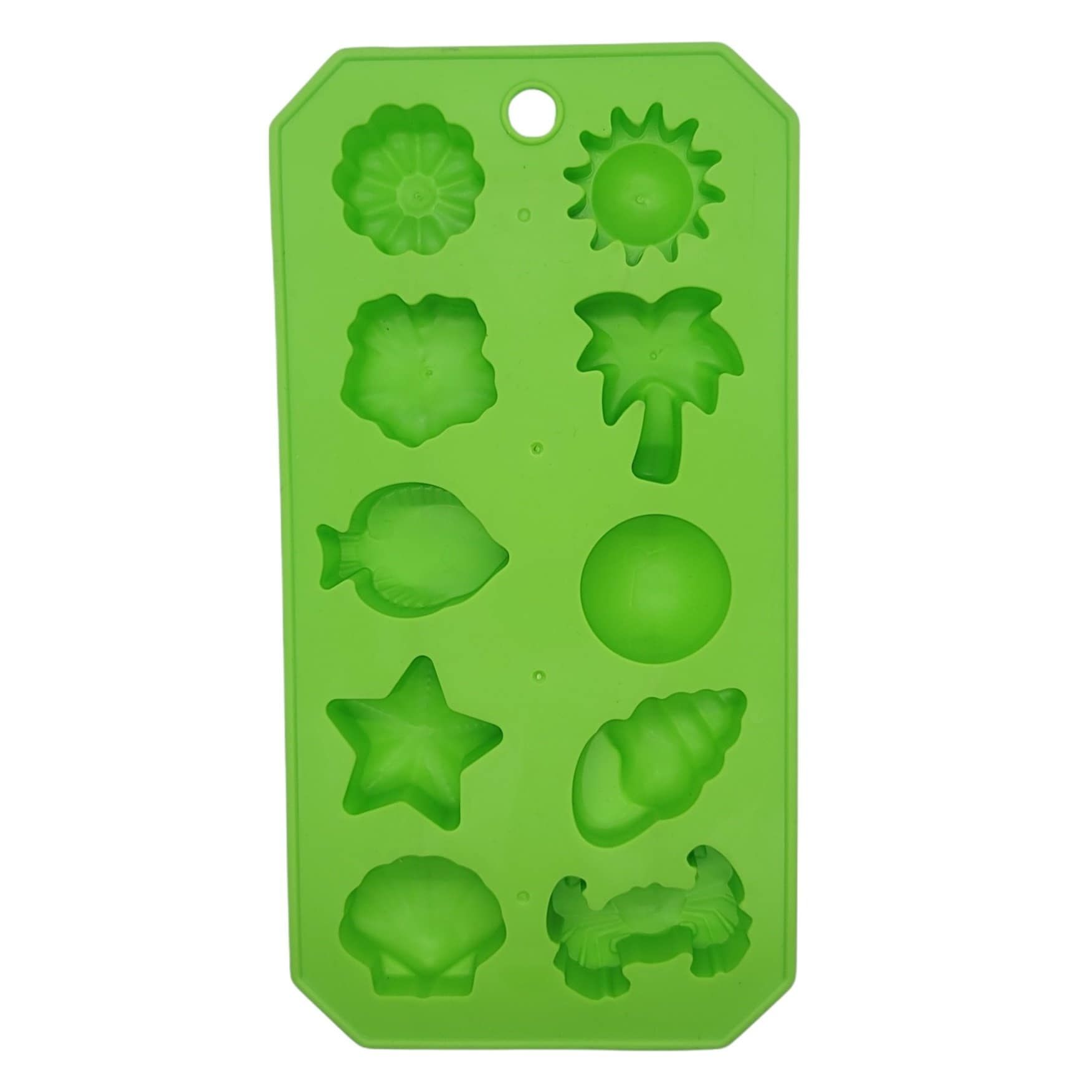 Chef Craft Flexible Thermoplastic 10-Cube Ice Cube Tray - Fun Beach Shapes  - On Sale - Bed Bath & Beyond - 35130415