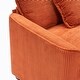 preview thumbnail 14 of 45, Organnice 40" Chenille Lounge Chair for Reading, Modern Couch Cozy Sofa Bed with Ottoman, Living Room Single Sofa Accent Chair