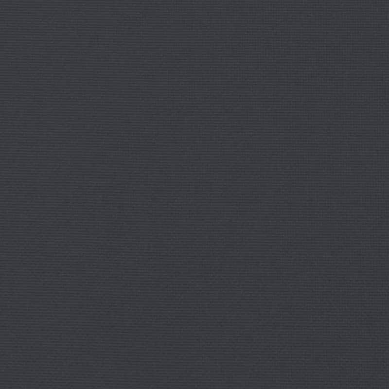 Claire Outdoor Cushion for Bench, Tufted Black Oxford Fabric, 39 Inch