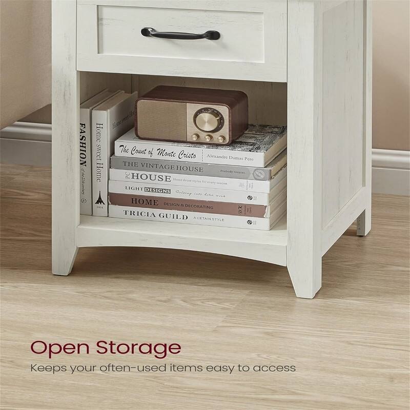 Nightstand with Charging Station