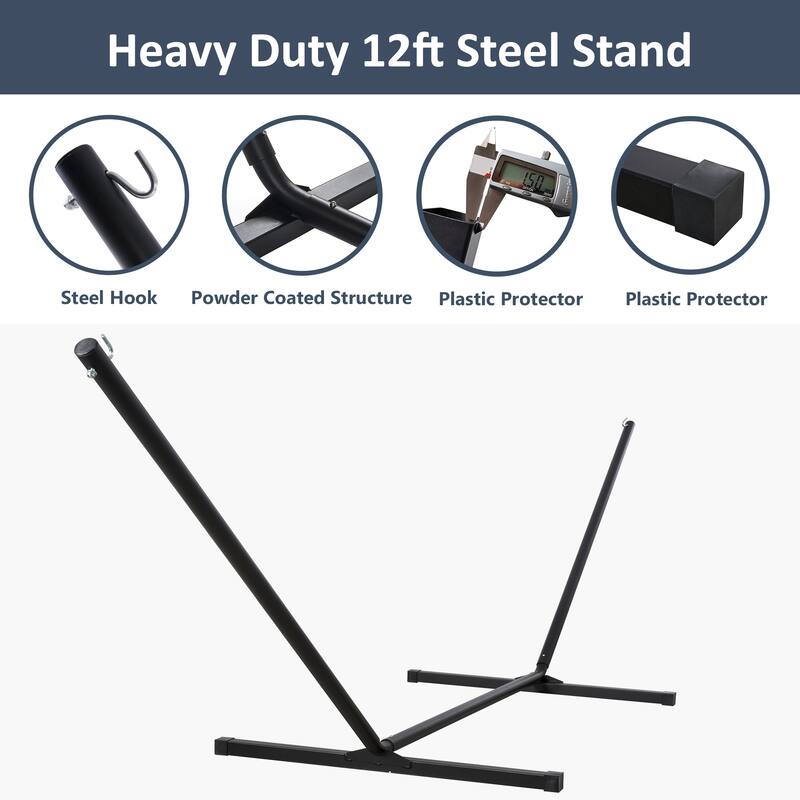 Double Hammock with Stand
