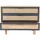 preview thumbnail 6 of 21, Aurelle Home Ashlyn Mid-Century Natural Mango Wood 3-Drawer Chest