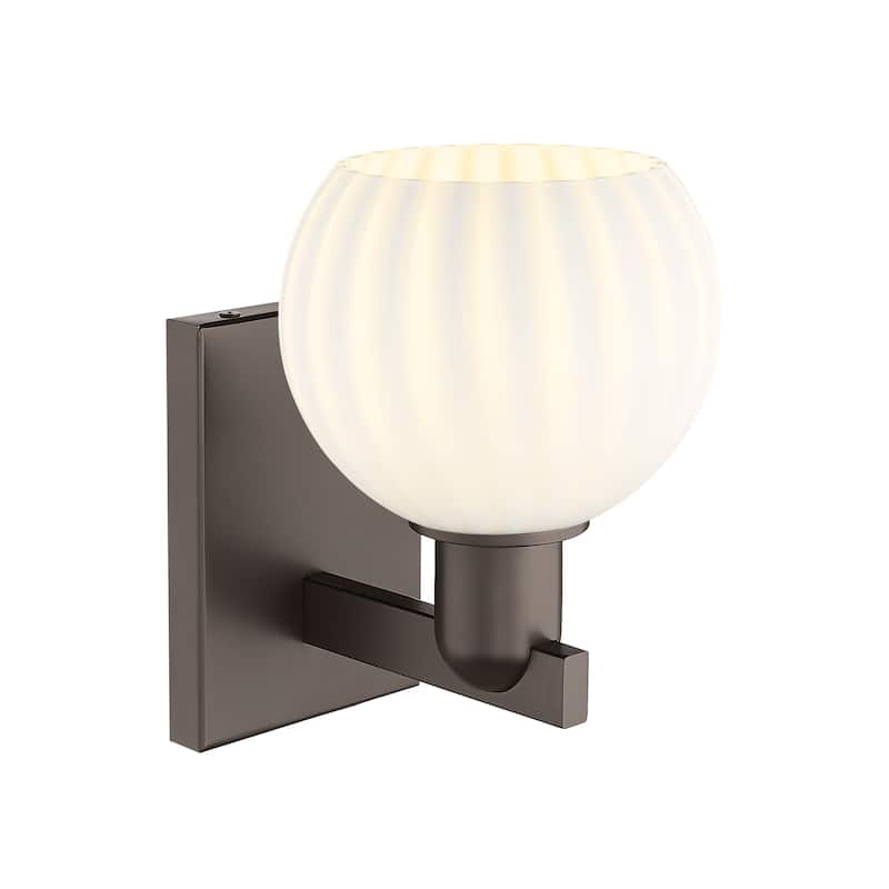 Innovations Lighting Endless Possibilities Arcadia - White Venetian - 1 Light 6" Sconce