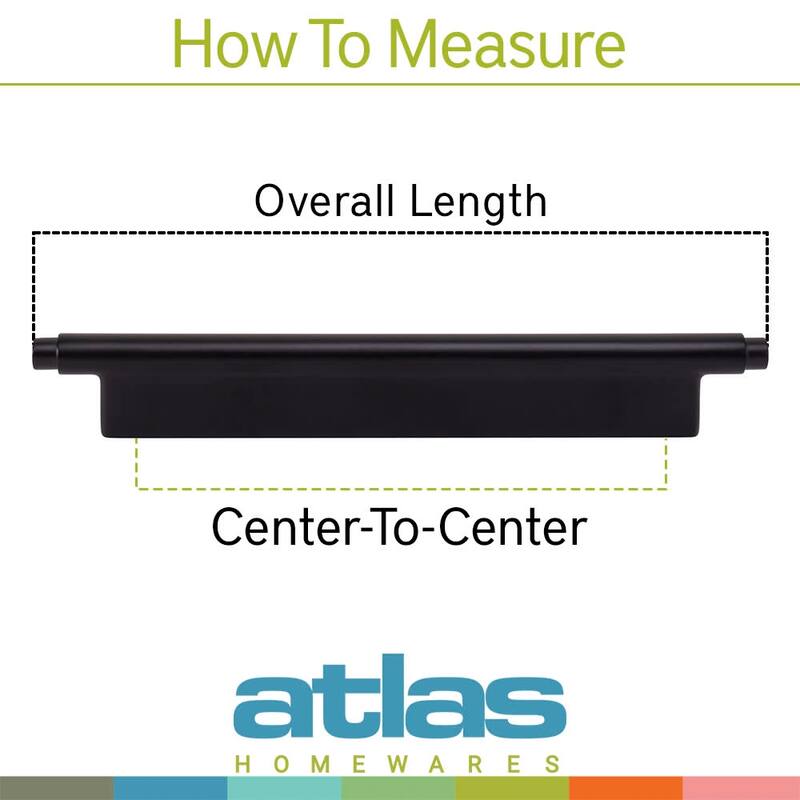 Atlas Homewares A533 Kayden 5-1/16" Center to Center Rectangular