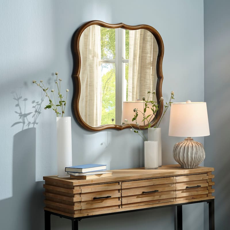 Alden Décor Meadow Wood Wall Mirror