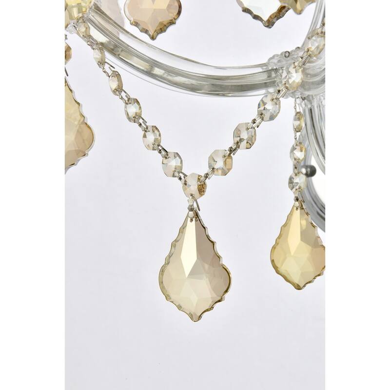 Fleur Illumination Collection Wall Sconce D:12in H:29.5in E:11.5in Lt:5 Chrome Finish