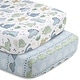 preview thumbnail 3 of 3, The Peanutshell Blue Dino 5 Piece Crib Bedding Set for Baby Boys, Nursery Set with Blanket