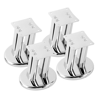 4pcs Stainless Steel Furniture Legs Feet Cabinet Worktop Shelves Bed ...