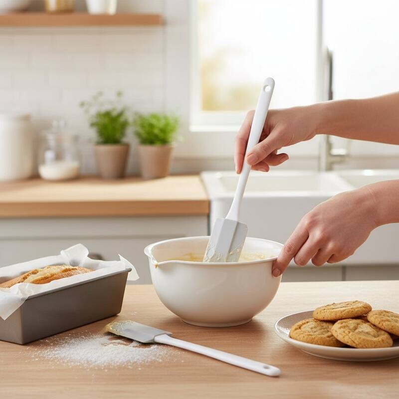 Chef Craft 3 Piece Flexible Blade Bowl Scraper / Spatula Set