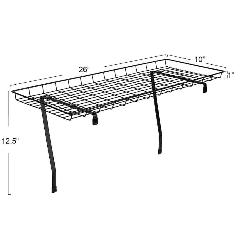 Household Essentials Rear Display Over-The-Washer Storage Shelf - 1.0"L x 26.5"W x 10.0"H