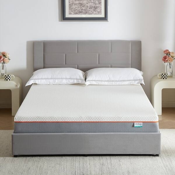 Javlergo 7.9 Inch Memory Foam Mattress for Cool Night & Pressure Relief, Medium Firm Feel