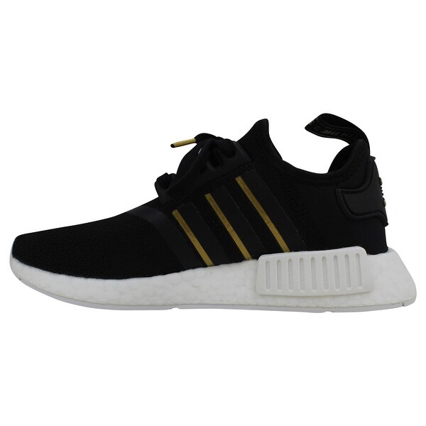 adidas nmd r1 womens black and gold